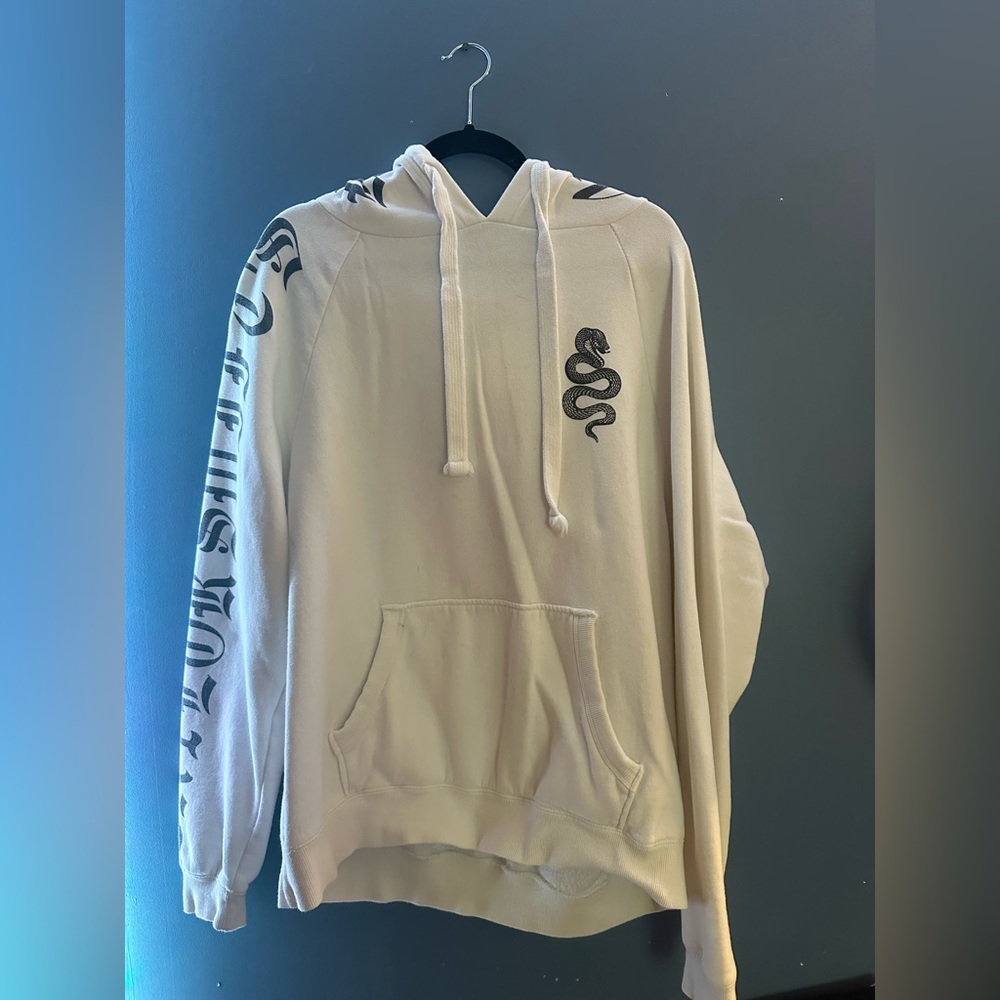Taylor Swift reputation tour hoodie, white, Size: Medium